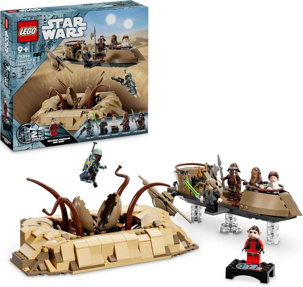 LEGO Star Wars: Return of the Jedi Knight Desert Skiff and Sarlacc Pit Fantasy Gyűjthető építőkészlet Építőjáték Ajándék fiúknak, lányoknak és minden rajongónak 75396 Építőkészletek Besuche den LEGO-Store alapértelmezett cím