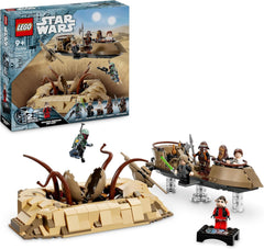 LEGO Star Wars: Return of the Jedi Knight Desert Skiff and Sarlacc Pit Fantasy Gyűjthető építőkészlet Építőjáték Ajándék fiúknak, lányoknak és minden rajongónak 75396 Építőkészletek Besuche den LEGO-Store alapértelmezett cím