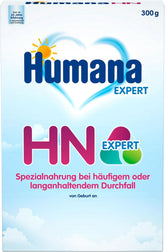 Humana HN Expert, születéstől fogva, speciális táp gyakori vagy hosszan tartó hasmenés esetén, támogatja a székletmintázat normalizálását, banánnal, 300 g Naty Shop 300 gramm