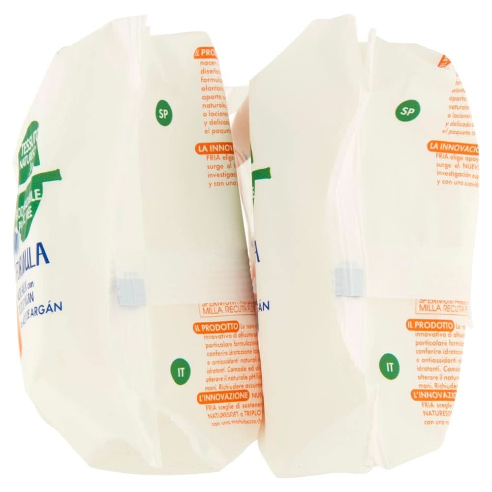 Șervețele umede, pachet de 2 (2 x 72 șervețele) Servetele Umede Bebelusi Naty Shop