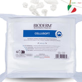 BIODERM Cellusoft - puha, többfunkciós, eldobható viszkóz és poliészter nedves törlőkendők - többfunkciós törlőkendők idősek és gyermekek érzékeny és kipirosodott bőrének finom higiéniájára - 30 x 38 cm (50