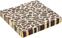 Șervețele de prânz Anniversary House Tiflair, imprimeu leopard, 3 straturi, multicolor, 33 Cm
