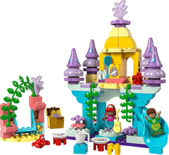 LEGO DUPLO | Disney Ariel varázslatos víz alatti palotája, oktatójáték Ariel sellő számára, víz alatti kastély 2 éven felüli gyerekeknek 10435 Építőkészlet Besuche den LEGO-Store