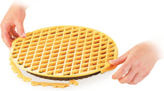 Formă de biscuiți Tescoma, plastic, alb/galben, 34 x 33 x 1,8 cm