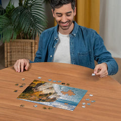Ravensburger Puzzle 12001479 - Kreidefelsen Auf Rügen - 300 piese puzzle jigsaw Germania Colecție pentru adulți cu vârsta peste 14 ani Puzzle Naty Shop