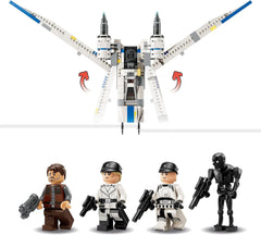 LEGO Star Wars 75399 Rebel U-Wing Starfighter - Játék lengőszárny funkcióval és 3 minifigurával, köztük Cassian Andorral és K-2SO droidfigurával - Ajándék 8 évesnél idősebb fiúknak és Andor rajongóknak, 2. évad Építőkészletek Beuche den LEGO-Store