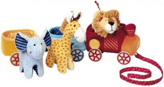 SIGIKID 41083 Safari Train Soft PlayQ Fete și băieți jucărie pentru copii recomandată de la 3 luni multicolor Jucarii Bebe Naty Shop
