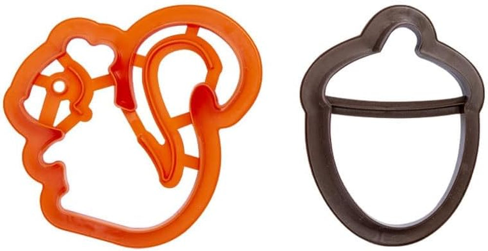 0255164 Set de 2 forme de biscuiți din plastic Bosco, setul ideal pentru decorațiuni din pastă de zahăr sau pastă de gumă, Fabricate în Italia, design original. Pachet de 2.