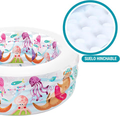 Intex akváriumi medence, tarka, 152x152x56 cm, 58480NP