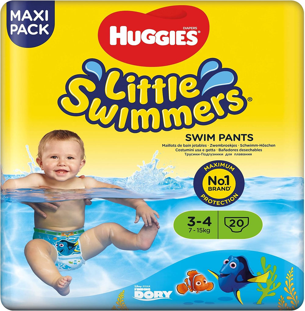 Huggies Little Swimmers úszópelenka, 3-4 méret (7-15 kg), 1 db 20 db-os csomag