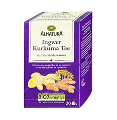 Ceai de ghimbir, curcuma și scorțișoară, 40 g