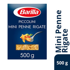 Tészta Barilla Piccolini Mini Penne Rigate, 500g