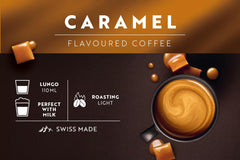 Café Royal Caramel Flavoured Kaffee – Nespresso®-kompatible Kaffeekapseln, cremig, helle Röstung, 100 % Arabica, Rainforest Alliance, 100 Kapseln