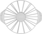 Separator de tort Kaiser Classic original, plastic, 31,5 cm, separator de tort pentru 14 sau 16 felii egale, separator de tort cu două fețe, alb