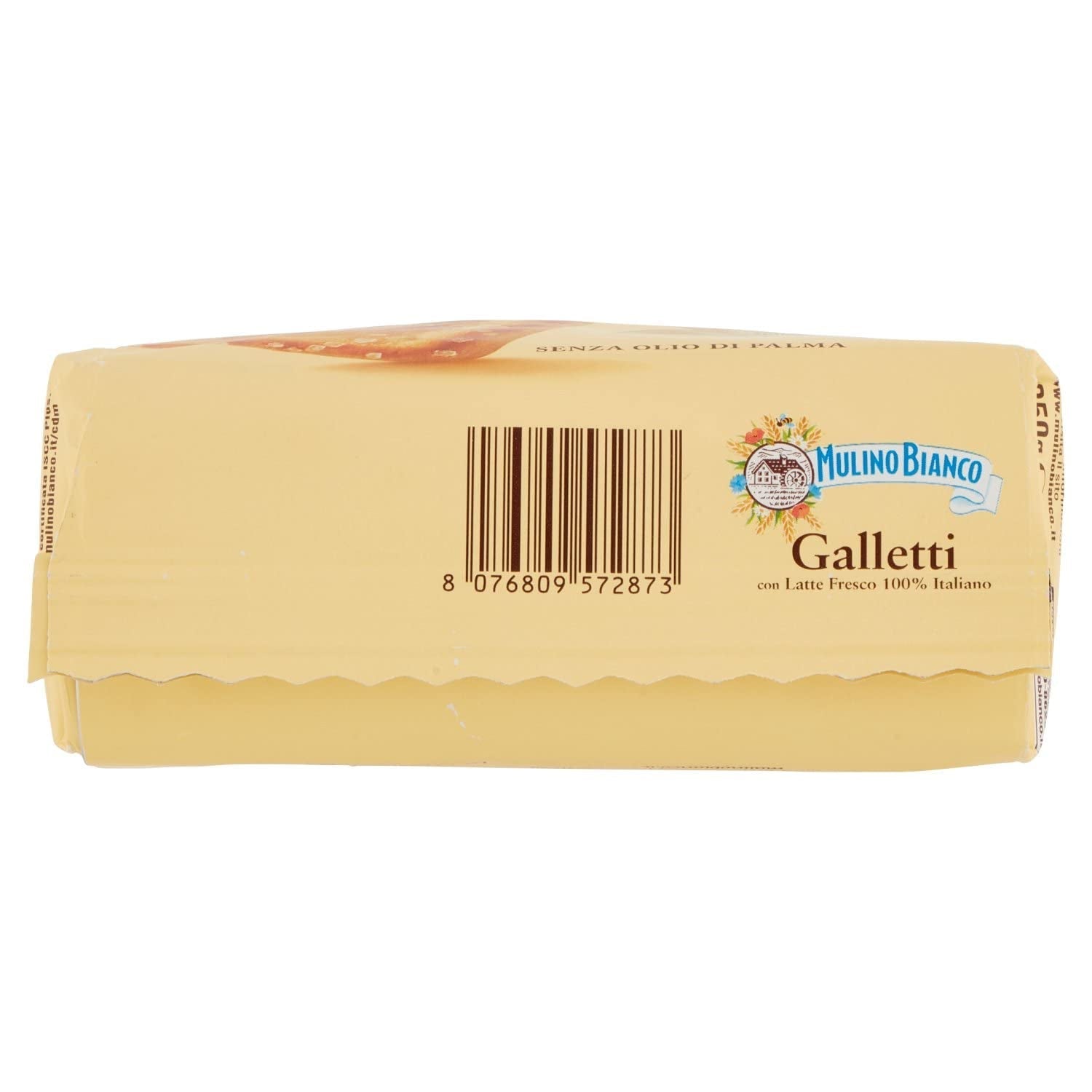 Biscuiți White Mill Frollini Galletti cu lapte proaspăt, 100% italieni, 350 g