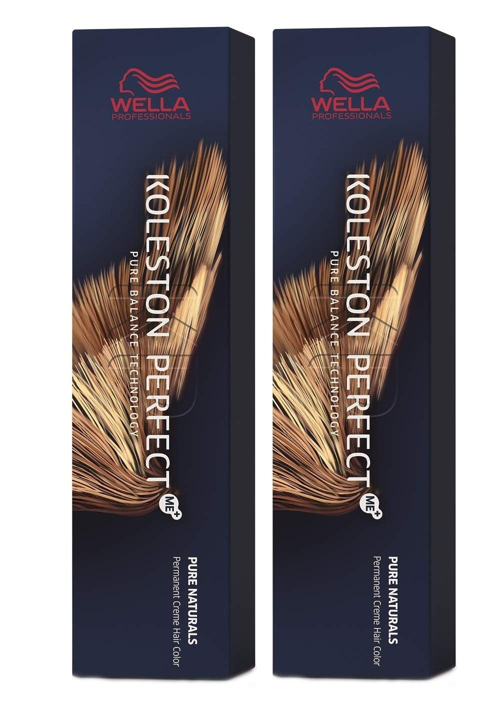WELLA Koleston Perfect ME KP Pure Naturals 6/0 Culoare de păr blond închis, pachet de 2 Vopsea pentru par Naty Shop Blond închis 120 Ml (1 pachet)