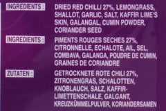 Cock Currypaste Panang, közepes Schärfe, autentikus thailändisch Kochen, természetes összetevők, vegán, halal és gluténmentes (1 x 50 g)