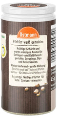 Ostmann Pfeffer weiß gemahlen, 45 g
