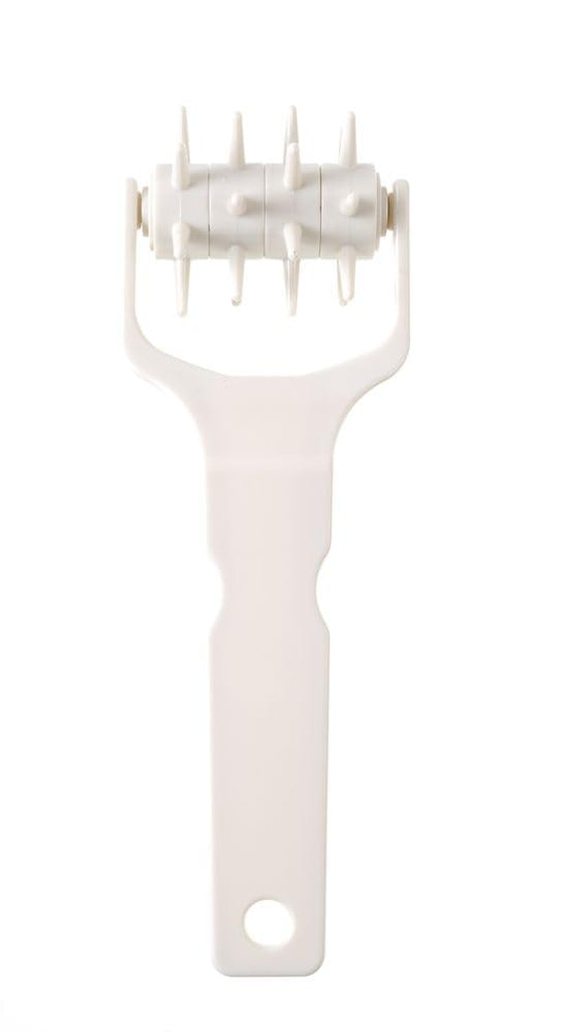 HENDI Stiproller, Stippwalzse, Teigigel, Teig Gitterschneider, für saftige Kuchen- und Gebäckböden sowie Pizzateig, 77x210mm, polipropilén