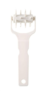 HENDI Stiproller, Stippwalzse, Teigigel, Teig Gitterschneider, für saftige Kuchen- und Gebäckböden sowie Pizzateig, 77x210mm, polipropilén