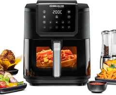 ROMMELSBACHER Meleglevegős sütő ablakkal FRH 1700, 10 program, csendes Készülékek Naty Shop 8 liter