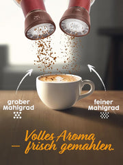 Topping pentru cafea Kotanyi Cacao Kiss | Ciocolată minunată cu bucăți fine de ciocolată, pachet de 4 (4 X 63 grame) Naty Shop
