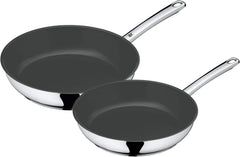 WMF Devil set tigai 2 piese, tigai cu inducție 24, 28 cm, Cromargan din oțel inoxidabil, acoperire ceramică, rezistent la cuptor Oale si Tigai Naty Shop Set 2 tigai 24 si 28 cm