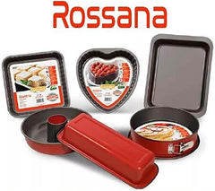 Rossana, Kúpos pudingforma 23 cm, tapadásmentes bevonat, piros/szürke színű, rozsdamentes acél Formák és tepsi Naty Shop