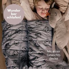 Súlyozott baba takaró | 3,5 kg | 100X150Cm | Terápiás takaró | Súlyozott takarók | Nehéz takaró (kék tigris arc, 3,5kg-100X150 cm) BLENKZ Ágyak és Takarók.