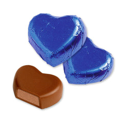 Günthart 150 kék csokoládé szív nugát töltelékkel | Pingvinek nugát krémmel | Blue Chocolate Penguin Hearts | Verseny | Kék csokoládé szívek | Pingvin (1,2 kg)