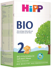HiPP 2 Organic anyatej (4 x 600g), 6 hónap után, Omega-3-mal (DHA, ALA), kalciummal és könnyen elkészíthető biokeményítővel, a legjobb bio minőségben
