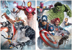 Educa - Puzzle 500 db felnőtteknek | Marvel Avengers 2 X 500 puzzle darab felnőtteknek és gyerekeknek 11 éves kortól, szuperhősök, puzzle készlet (17994) Puzzle Naty Shop