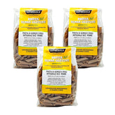 - Olasz bio cirok és rizs tészta, gluténmentes, penne alakú - gluténmentes tészta teljes kiőrlésű lisztből készült olasz biogazdálkodásból, vegán, 3 csomag x 350 g