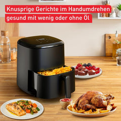 Tefal Easy Fry Max EY2458, 5 liter, forró levegős sütő, 10 automata főzési program, digitális érintőképernyő Készülékek Naty Shop