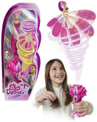 Lansay – Sky Dancers – Pretty Poppy – Magische Fliegende Puppe für Kinder ab 6 Jahren – Feenpuppe 18 cm – fliegt mit einem Launcher ohne Batterie – Staunen Sie Ihre Kinder – Geschenkidee zum