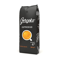 Espresso Kaffeebohnen stark 500g, Barista Kaffee schokoladig und säurearm, Espressobohnen, Bohnenkaffee mit Arabica und Robusta, feine Crema, ideal für Cappuccino