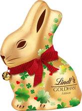 Lindt Chocolate Gold Bunny Lucky Charm Edition | 100g | Arany tejcsokoládé húsvéti szerencsés varázsmintával | Húsvéti csokoládé | Ajándék csokoládé | Csokoládé nyuszi | húsvéti nyuszi