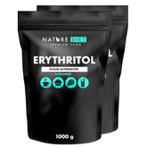 Nature Diet - Eritritol 2 X 1000 G | Îndulcitor natural | Zero calorii | Înlocuitor de zahăr Indulcitori Naty Shop 2 x 1 Kg