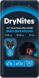 Huggies Drynites szuper nedvszívó pizsama nadrág fiú alsónadrág 8-15 9. csomag Anya és Baba Naty Shop