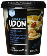 Allgroo Udon Cup instant tészta - Ízletes, fűszeres, tenger gyümölcseiből készült Udon leves - Gyors elkészítési mód (1 x 173 g)