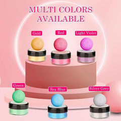 Ehető csillám, 4 vagy 6 színárnyalatos készlet, termékenként 4 gramm Glitter Naty Shop