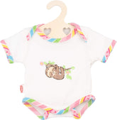 Heless 2911 - Body für Puppen im Faultier Flauschi Design, Größe 35 - 45 cm