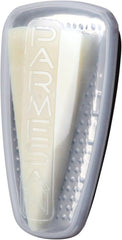 FACKELMANN Food&More 45463, Răzătoare parmezan din oțel inoxidabil cu cutie de prospețime Peeler Naty Shop