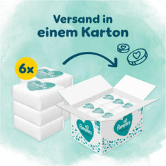 Pampers Harmony pelenkák 4-es méretű, 174-es pelenkák, 9 kg-14 kg, gyengéd bőrvédelem 100% Pampers védelemmel