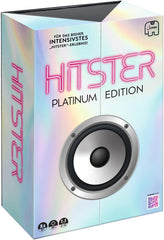 Hitster Platinum Edition – bulizenei játék 500 zeneszámmal pop, rock, hip-hop, dance és egyéb zenékből, beleértve a hangszórót is