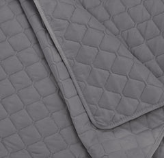 Amazon Basics túlméretezett paplan domborművel, 170 X 210 cm, sötétszürke gyémánt mintás Ágyak és Takarók Besuche den Amazon Basics-Store