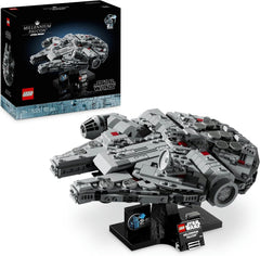 LEGO Star Wars Millennium Falcon 25. évfordulós készlet felnőtteknek építhető hajó Új remény, gyűjthető űrhajó modellkészlet Ajándékok férfiaknak Női 75375 Építőkészletek Besuche den LEGO-Store Singur