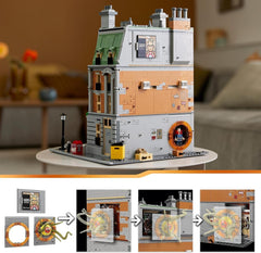 LEGO Marvel Sanctum Sanctorum 3 emeletes moduláris építőkészlet Doctor Strange és Vasember minifigurákkal Bosszúállók: Végjáték játékház rajongói gyűjthető nagy szoba dekoráció 76218 építőkészlet Besuche den LEGO-Store
