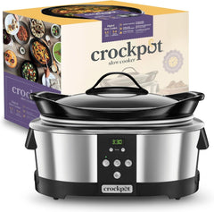 Crockpot, Lassú tűzhely elektronikus, 5,7 L (5-6 fő) Slow Cooker Naty Shop Alapértelmezett cím