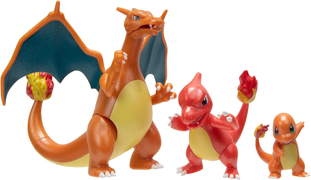 Pokémon PKW2777 - Select Development Multipacks - Glumanda, Glutexo, Glurak, Playset oficial cu figuri Action figures Naty Shop Pachete multiple - Glumanda, Glutexo, Glurak